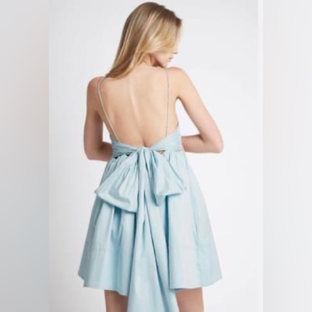 Aje Cantina Mini Bow Back Dress